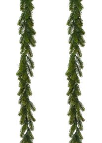 Winterliche Kunstpflanze OTTO HOME "Weihnachtsdeko, Weihnachtsgirlande", gr&uuml;n, L:180cm, Kunststoff, Kunstpflanzen, Winterliche Kunstpflanze, Girande im 2er Set, 115 Tannenspitzen je Girlande, L&auml;nge 180 cm