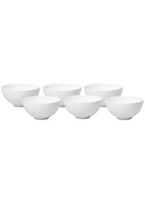 Villeroy & Boch Schale VILLEROY & BOCH "Suppenschale Royal &oslash; 11.0 cm 6er Set wei&szlig;", wei&szlig;, Sch&uuml;sseln, Schale