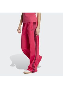 Sporthose adidas originals "FIREBIRD LOOSE", Damen, Gr. XXL (25/26), K-Gr, pink (power pink, maroon, kurz, gr.), Obermaterial: 100% Polyester, Hosen Sporthose, Firebird Loose Sporthose, l&auml;ssig geschnitten