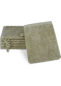Waschhandschuh Ross "Vita 4004", beige (schilf), B:16cm L:22cm, Frottier, Handt&uuml;cher, Waschhandschuh