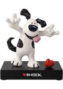 Dekofigur Goebel "Ed Heck - Rock On", bunt, B:16cm H:18,5cm T:9,5cm, Porzellan, Dekofiguren, Dekofigur