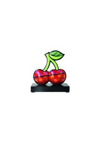 Dekofigur Goebel "Romero Britto - Cherries", bunt, B:16,5cm H:18cm T:9,5cm, Porzellan, Dekofiguren, Dekofigur