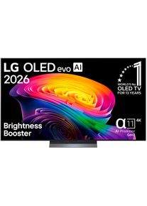 LG OLED-Fernseher "OLED65C68LA", Energieeffizienz: E, schwarz, 65 &Prime;, Fernseher, OLED-Fernseher