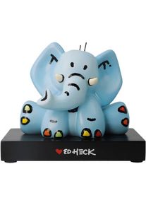 Dekofigur Goebel "Ed Heck - Elephant in the Room", bunt, B:17,5cm H:14,5cm T:11cm, Porzellan, Dekofiguren, Dekofigur