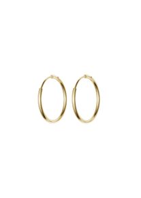 Paar Creolen Firetti "Schmuck Geschenk Silber 925 Ohrringe 1,3 mm breit" Gr. 15, gold (gelbgoldfarben), Ohrringe, Damen, 15, Silber 925 (Sterlingsilber), Paar Creolen, Made in Germany