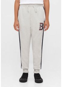 Sweathose Bench. "GOULD", Jungen, Gr. 164, N-Gr, beige (ecru marl), Sweatware, Obermaterial: 60% Baumwolle, 40% Polyester, meliert, normal, Hosen Sweathose, aus Baumwollmischung, normale Passform, pflegeleicht