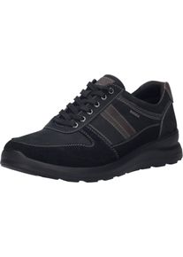 Keilsneaker Josef Seibel "Marley 55", Herren, Gr. 45, schwarz, multi, Leder, Schuhe Keilsneaker, Freizeitschuh, Halbschuh, Schn&uuml;rschuh in Komfortweite G (= weit)