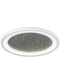 BRELIGHT LED Deckenleuchte "Tanida", wei&szlig;, &Oslash; 29cm H: 2cm, 1 Stk., Leuchten, LED-Deckenlampe mit Glitzereffekt, 22 W, 2200 lm, 4000 K, wei&szlig;, LED Deckenleuchte