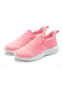 Sneaker Vivance "Freizeitschuh", Damen, Gr. 42, pink (wei&szlig;, neutral), Obermaterial: 100% Textilmaterial. Decksohle: 100% Textilmaterial. Futter: 100% Textilmaterial. Laufsohle: 100% Synthetik, Schuhe Sneaker, runde Schuhspitze, mit Stretcheinsatz, ultraleicht