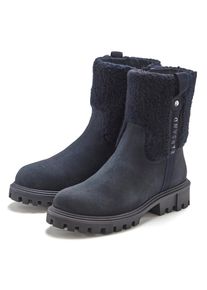 Stiefelette ELBSAND "Stiefel, Boots, Winterboots, Lederstiefelette, Lederboots", Damen, Gr. 42, hellgrau, Obermaterial: 65% Rindsleder, 35% Textilmaterial. Decksohle: 100% Textilmaterial. Futter: 80% Textilmaterial, 20% Lederimitat. Laufsohle: 100% Synthetik, unifarben, Basic, Schuhe Stiefelette, NEU aus Veloursleder mit Warmfutter und leichter Profilsohle