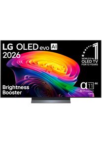 LG OLED-Fernseher "OLED55C68LA", Energieeffizienz: F, schwarz, 55 &Prime;, Fernseher, OLED-Fernseher