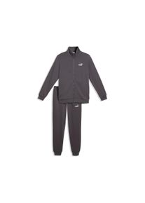 Trainingsanzug Puma "ESS SWEAT SUIT FL", Herren, Gr. XL, moody gray, Fleece, Obermaterial: 66% Baumwolle, 34% Polyester, bedruckt, regular fit, Sportanz&uuml;ge Trainingsanzug, f&uuml;r entspannte Tage, f&uuml;r vielseitige Aktivit&auml;ten