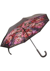Stockregenschirm Goebel "Louis Comfort Tiffany - Pfingstrosen", bunt, B:10cm T:5cm &Oslash;:108cm, Obermaterial: 100% Glasfaser, Regenschirme, Stockregenschirm, mit Upside/Down &Ouml;ffnung