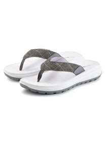 Beach Time Pantolette BEACHTIME "Sommerschuh", Herren, Gr. 46, grau, Obermaterial: 100% Textilmaterial. Decksohle: 100% Synthetik. Futter: 100% Textilmaterial. Laufsohle: 100% Synthetik, unifarben, Schuhe Pantolette, Zehentrenner mit bequemer Innensohle