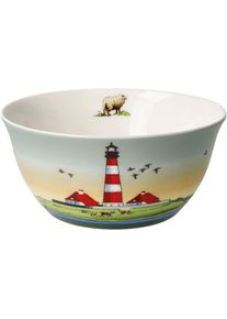 Sch&uuml;ssel Goebel "Scandic Home - North Sea Lighthouses", bunt, B:15cm H:7cm T:15cm, Fine China-Porzellan, Sch&uuml;sseln, Sch&uuml;ssel, aus angenehm leichtem Fine Bone China