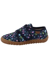 Barfu&szlig;schuh Lurchi "Bibu 2 Barefoot", M&auml;dchen, Gr. 32, bunt (navy), Textil, Schuhe Barfu&szlig;schuh, Klettschuh, Kinderschuh mit s&uuml;&szlig;em Motiv, Gr&ouml;&szlig;enschablone zum Download