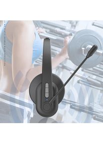 Wireless Telephone Headset for PC Laptop Call Center Office Computer Noise Canceling Customer Service Headphones with Microphone