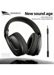 SMAILWOLF L80 Tri-Mode Wireless Gaming Headset Bluetooth 2.4G Lightweight Headphones With Microphone For PC Laptop Sports