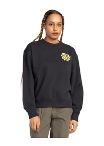 Sweatshirt Element "Swirl Flower", Damen, Gr. XS, schwarz (off schwarz), Obermaterial: 70% Baumwolle, 30% Baumwolle., Sweatshirts Sweatshirt
