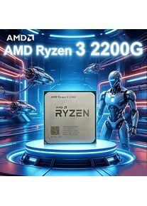 AMD Ryzen 3 2200G Used R3 2200G 3.5 GHz Zen 0.014 Quad-Core Quad-Thread CPU YD2200C5M4MFB Socket AM4 Without cooler