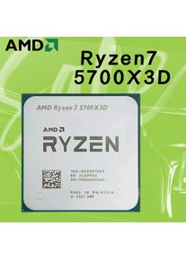 AMD DDR4 Ryzen 5000 Series Processor 105W AM4 CPU 3 GHz Up to 4.1 GHz for X570 B550 Bulk CPU Ryzen 7 5700X3D 8-Cores 16-Threads