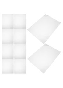 40Pcs PVC Transparent Refill Pages High -Pocket Currency Protector 4-Hole A4 for Banknote Display Stamp Collecting