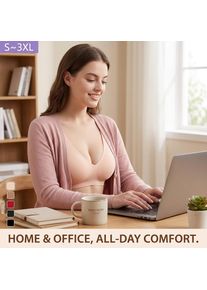 Sexy Leopard Pattern Plus Size Bra Wireless Push Up Comfortable Soft Support Breathable Everyday Lingerie Eu Size For Women