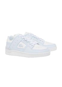 Lacoste Dames/Dames Court Cage Leren Trainers (Blauw/Wit)