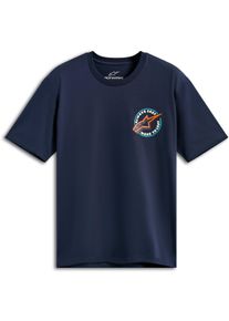 Alpinestars Aorbit CSF, t-shirt , color: Dark Blue/White/Orange , size: XXL