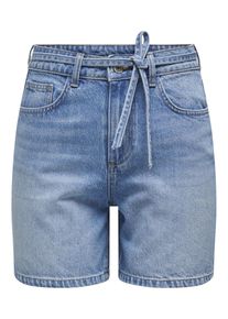 Only onlgianna mw belted shorts azg dnm 15340706 medium blue