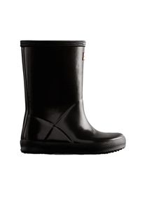 Hunter Kinder/Kids First Classic Gloss Wellington Laarzen (Zwart)