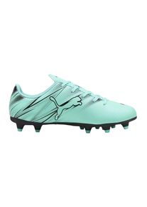 Puma Attacanto Synthetische Stevige Grond Voetbalschoenen voor Kinderen/Kinderen (Pepergroen)