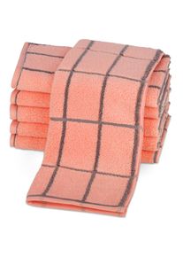 Gaestehandtuecher Ross "&Uuml;berkaro 9032", rosa (peach pink, flanell), B:30cm L:50cm, Frottier, Frottier, Handt&uuml;cher, Gaestehandtuecher, 100% Baumwolle, made in Germany