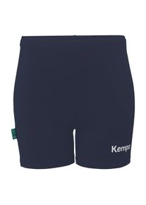 Thermounterhose Kempa "Tights Kids", M&auml;dchen, Gr. 164, 1 Stk., blau (marine), Obermaterial: 94% Baumwolle CO(Bio). 6% Elasthan EL., Unterhosen Thermounterhose