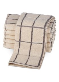 Gaestehandtuecher Ross "&Uuml;berkaro 9032", beige (natur, flanell), B:30cm L:50cm, Frottier, Frottier, Handt&uuml;cher, Gaestehandtuecher, 100% Baumwolle, made in Germany