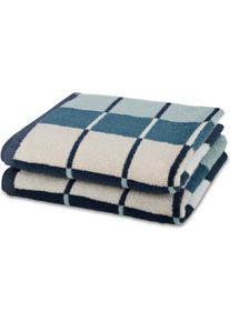Handt&uuml;cher Ross "Three Stars 9042", blau (nachtblau), B:50cm L:100cm, Frottier, Frottier, Handt&uuml;cher, Handt&uuml;cher, 100% Baumwolle, made in Germany