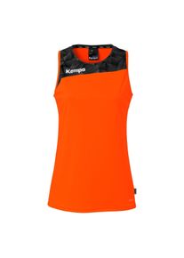 Sporttop Kempa "TankTop Athletics 29 Women", Damen, Gr. XS, orange (fluo orange, schwarz), Obermaterial: 100% Polyester Pol. recyc.., Tops Sporttop