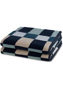 Handt&uuml;cher Ross "Three Stars 9040", nachtblau, B:50cm L:100cm, Frottier, Frottier, Handt&uuml;cher, Handt&uuml;cher, 100% Baumwolle, made in Germany