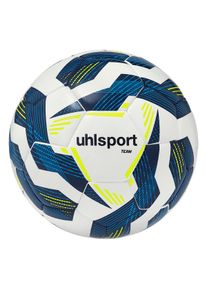 Fu&szlig;ball Uhlsport "Fu&szlig;ball Team Kids" Gr. 4, wei&szlig; (wei&szlig;, marine, fluo gelb), B&auml;lle, Kinder, 4, Fu&szlig;ball