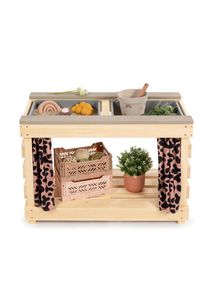 Muddy Buddy Sand- UND Wassertisch, Rosa, Birkefarben, Holz, Zypresse, 40x55x80 cm, EN 71, FSC 100%, Freizeit & Co, Gartenspielzeug, Sandspielzeug