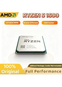 AMD R5 1600 Ryzen 5 1600 3.2GHz 6 Core 12 Thread 65W Socket AM4 Gaming CPU Processor Without Package Ultra Fast Plus