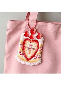 Photocard Holder Cute Summer Strawberry Style 3 Inch Card Sleeve Portable Pendant For Idol Photo Collection And Bag Decor