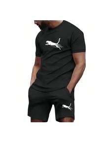 Men's and Youth Summer Clothing Breathable Lightweight Short Sleeve Pants Set 2 Piece Outfit Various Colors Available Casual T-S