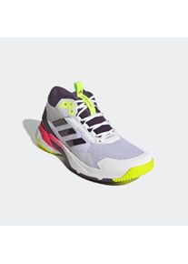 Handballschuh adidas Performance "CRAZYFLIGHT 6 MID INDOOR", Herren, Gr. 48, wei&szlig; (cloud wei&szlig;, aurora metallic, semi lucid rot), Synthetik, Textil, Schuhe Handballschuh, besonders geeignet f&uuml;r Handball und Volleyball