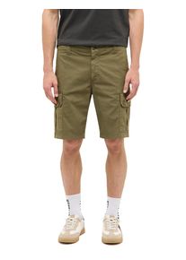 Shorts Mustang "Herren Style Harry Papertouch Shorts", Herren, Gr. 42, 6358 olivgr&uuml;n, Web, 98% Baumwolle, 2% Elasthan, unifarben, straight fit, Hosen Shorts