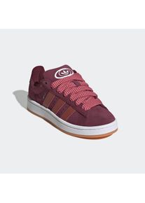 Sneaker adidas originals "CAMPUS 00S KIDS", Damen, Gr. 38,5, braun (maroon, preloved ruby, cloud wei&szlig;), Leder, Synthetik, Schuhe Sneaker, f&uuml;r Kinder & Jugendliche