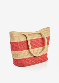 Strohshopper, beige, Gr&ouml;&szlig;e Onesize, Stroh/Strohoptik, bonprix