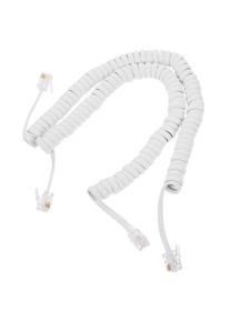 2Pcs Cord Coiled Telephone Cable for Landline Phones Ultra-Soft Tangle-Free Design Comfortable Lightweight