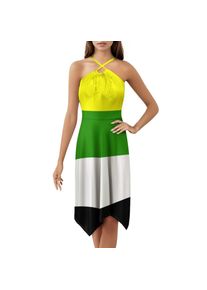 Skoliosexual Pride Flag Women's Streetwear Party Dress Trendy Print Club Clothing For Female Skoliosexual Pride Flag