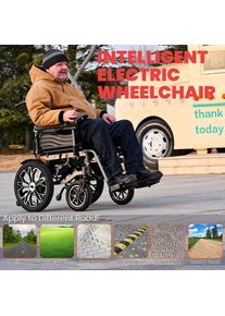 Miles Cruise Range Electric Wheelchairs for Adults,Lightweight Foldable Powered Wheelchair,Intelligent Motorized Wheelchairs fo